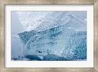 Framed South Georgia Island, Wirik Bay, Glacier ice