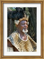 Framed South Africa, KwaZulu Natal, Zulu tribe chief