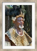 Framed South Africa, KwaZulu Natal, Zulu tribe chief