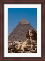 Framed Sphinx and Pyramid, Giza, Egypt