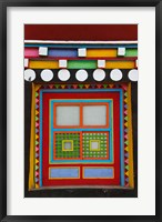 Framed Tibetan-Styled Decoration in Tagong Monastery, Tagong, Sichuan, China