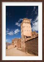 Framed Telouet Village, Ruins of the Glaoui Kasbah, South of the High Atlas, Morocco