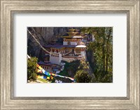 Framed Taksang Monastery near Paro, Bhutan