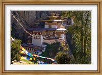 Framed Taksang Monastery near Paro, Bhutan