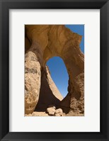Framed Tin Ghalega Rock Formation, Red Rhino Arch, Fezzan, Libya