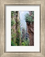 Framed Stone Spires, Zhangjiajie National Forest Park, Hunnan, China