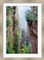 Framed Stone Spires, Zhangjiajie National Forest Park, Hunnan, China
