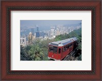 Framed Peak Tram, Victoria Peak, Hong Kong, China