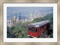 Framed Peak Tram, Victoria Peak, Hong Kong, China