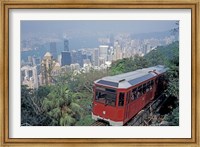 Framed Peak Tram, Victoria Peak, Hong Kong, China