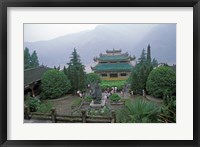 Framed Temple of Quyuan, Three Gorges, Yangtze River, China