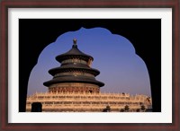 Framed Temple of Heaven, Beijing, China