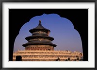 Framed Temple of Heaven, Beijing, China