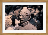 Framed Terra Cotta Warriors at Emperor Qin Shihuangdi's Tomb, China