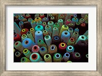 Framed Spools of Yarn, China