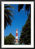 Framed Swakopmund lighthouse (1903), Swakopmund, Namibia