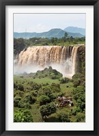 Framed Tis Isat, waterfall, Blue Nile, Ethiopia
