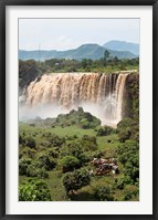 Framed Tis Isat, waterfall, Blue Nile, Ethiopia