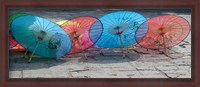 Framed Umbrellas For Sale on the Streets, Shandong Province, Jinan, China