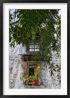 Framed Window Decoration in Sera Temple, Lhasa, Tibet, China