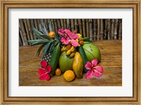 Framed Tropical Fruit on Praslin Island, Seychelles