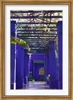 Framed Villa Courtyard, Marrakech, Morocco