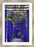 Framed Villa Courtyard, Marrakech, Morocco