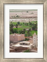 Framed Village in Late Afternoon, Amerzgane, South of the High Atlas, Morocco