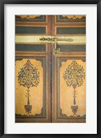 Framed Woodwork Detail, House of the Grand Vizier, Palais de la Bahia, Marrakech, Morocco