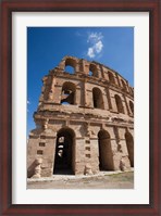 Framed Tunisia, El Jem, Colosseum, Ancient Architecture