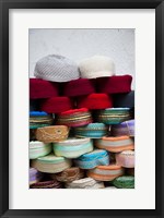 Framed Tunisia, Grand Souq des Chechias, Market, Fez hats