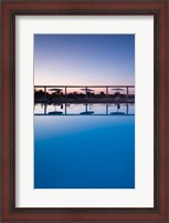Framed Tunisia, Jerid Area, Tozeur, Hotel El Mouradi Pool
