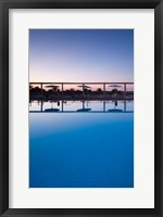 Framed Tunisia, Jerid Area, Tozeur, Hotel El Mouradi Pool