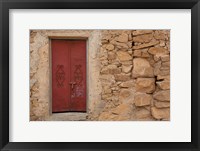 Framed Tunisia, Ksour Area, Ezzahra, village doorway