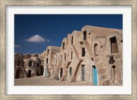 Framed Tunisia, Ksour, Medenine, fortified ksar building