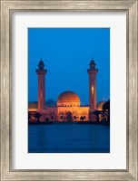 Framed Tunisia, Monastir, Mausoleum, evening