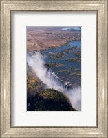 Framed Victoria Falls, Zambesi River, Zambia