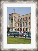 Framed Train Station of Mahattat Ramses, Cairo, Egypt, North Africa