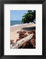 Framed View of the ocean on the Gulf of Guinea, Libreville, Gabon