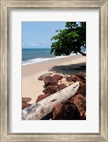 Framed View of the ocean on the Gulf of Guinea, Libreville, Gabon