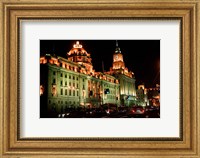Framed View of Colonial-style Buildings Along the Bund, Shanghai, China