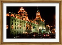 Framed View of Colonial-style Buildings Along the Bund, Shanghai, China