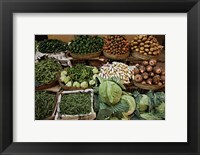 Framed Vegetables for sale, street market, Luxor, Egypt