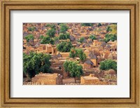Framed View of the Dogon Village of Songo, Mali