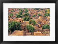 Framed View of the Dogon Village of Songo, Mali