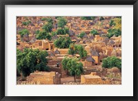 Framed View of the Dogon Village of Songo, Mali