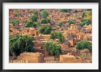 Framed View of the Dogon Village of Songo, Mali