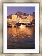 Framed Victoria and Albert Waterfront Center, Cape Town, South Africa