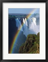 Framed Waterfalls, Victoria Falls, Zimbabwe, Africa