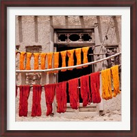 Framed Wool drying textile, Ghazni, Afghanistan